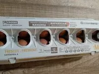 Mängden socker i Huevos frescos de Navarra