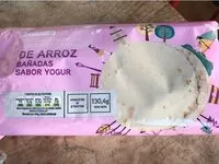 Mängden socker i Tortitas de arroz bañadas sabor yogur