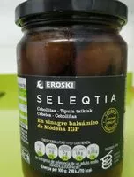 Mängden socker i Cebolletas en vinagre balsámico de Módena