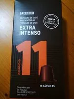 Mängden socker i Cápsulas de café extra intenso 11