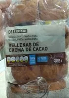 Mängden socker i Magdalenas rellenas de crema de cacao