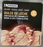 Mängden socker i Helado dulce de leche