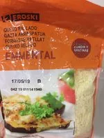 Mängden socker i Emmental queso rallado