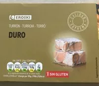 Mängden socker i Turrón duro