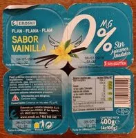Mängden socker i Flan sabor vainilla 0%