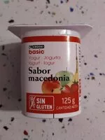 Mängden socker i Yogur sabor macedonia