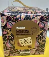 Mängden socker i Panettone con crema de café y pepitas de chocolate