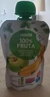 Mängden socker i 100% fruta manzana platano