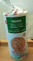 Mängden socker i Tortitas de arroz y maíz sabor sour cream and onion