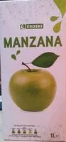 Mängden socker i Bebida de manzana