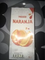 Mängden socker i Naranja