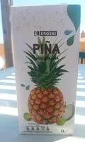 Mängden socker i Piña,manzana y uva