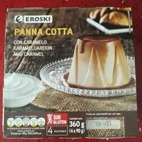 Mängden socker i Panna cotta con caramelo
