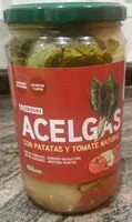 Mängden socker i Acelgas con patatas y tomate natural