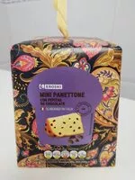 Mängden socker i Mini panettone con pepitas de chocolate