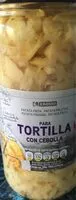 Mängden socker i Patata para tortilla con cebolla