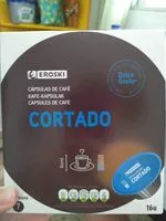 Mängden socker i Capsula de café cortado