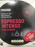 Mängden socker i Espresso intenso descafeinado