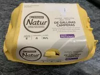 Mängden socker i Huevos de gallinas camperas