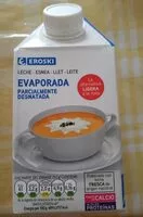 Mängden socker i Leche evaporada parcialmente desnatada