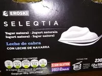 Mängden socker i Yogur natural de leche de cabra