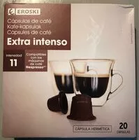 Mängden socker i Capsulas de cafe extra intenso