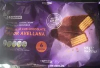 Mängden socker i Barquillo con chocolate sabor avellana