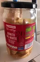 Mängden socker i Bonito del norte en aceite de oliva