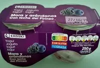 Mängden socker i Yogur Mora y Arándanos Con leche del Pirineo
