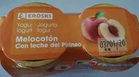 Mängden socker i Yogur melocotón con leche del Pirineo