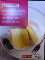 Mängden socker i Levadura en polvo