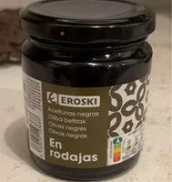Mängden socker i Aceitunas negras en rodajas