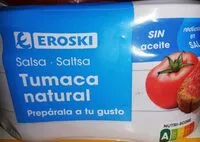 Mängden socker i Salsa tumaca natural
