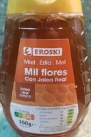 Mängden socker i Miel mil flores con jalea real