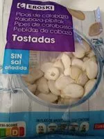 Mängden socker i Pipas de calabaza tostadas