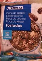 Mängden socker i Pipas de girasol