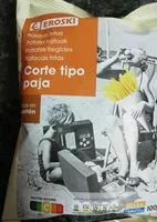 Mängden socker i Patatas fritas corte tipo paja