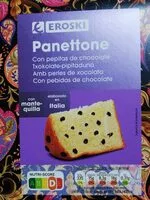 Mängden socker i Panettone con pepitas de chocolate