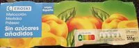 Mängden socker i Melocoton sin azucares añadidos