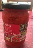 Mängden socker i Pimiento rojo corte dados