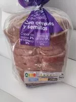 Mängden socker i Pan de molde con cereales y semillas