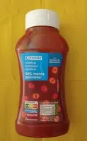 Mängden socker i Ketchup Eroski 50% menos azucares