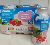 Mängden socker i Eroski reducción colesterol (fresa)