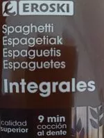 Mängden socker i Eroski Spaguetti integrales