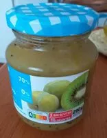Mängden socker i Mermelada de ciruela y kiwi categoría extra