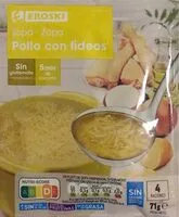 Mängden socker i Sopa Pollo con Fideos