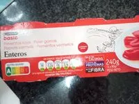 Mängden socker i Pimientos rojos enteros