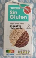 Mängden socker i Digestive chocolate sin gluten