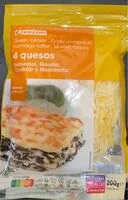Mängden socker i Queso rallado 4 quesos