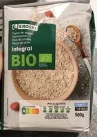 Mängden socker i Copos de avena integral bio